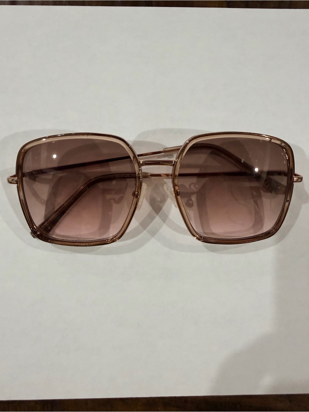 Harley-Davidson Women's Square Sunglasses - Rose Brown Frames